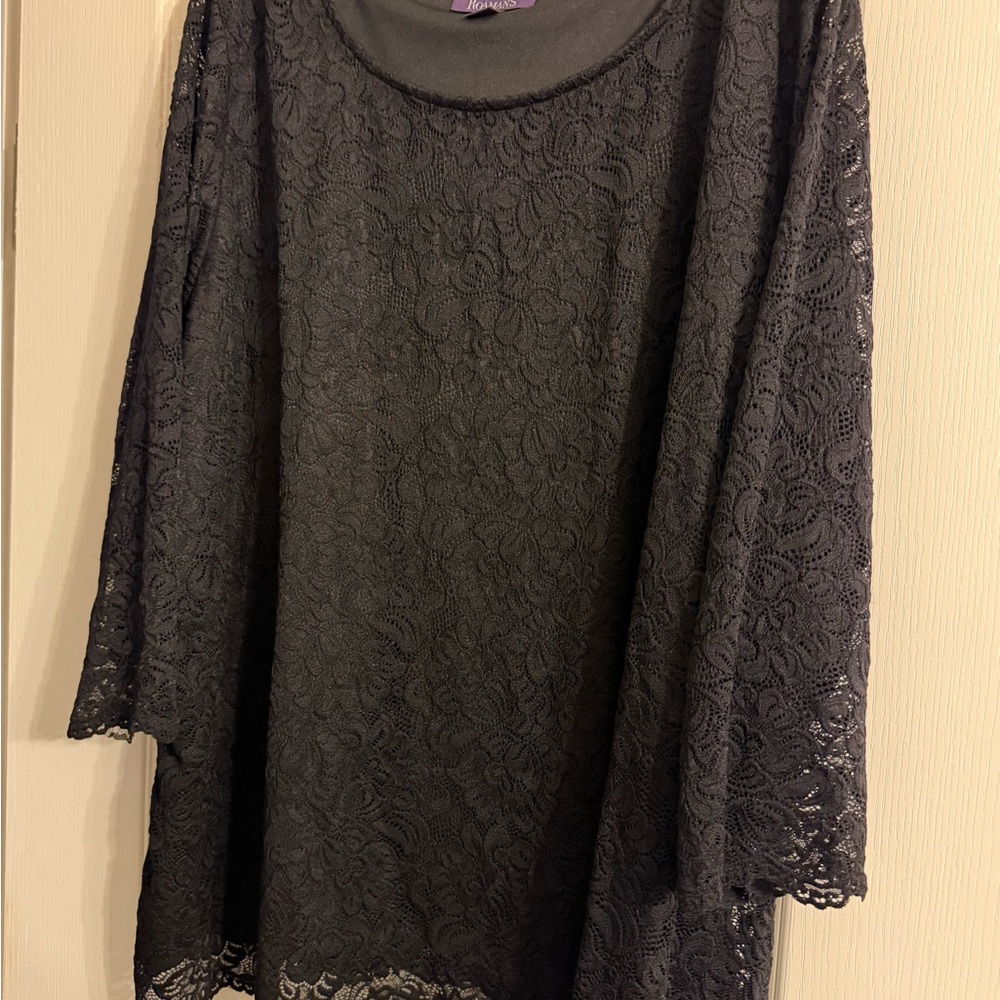 Roaman’s Lace Stretch Women's Top